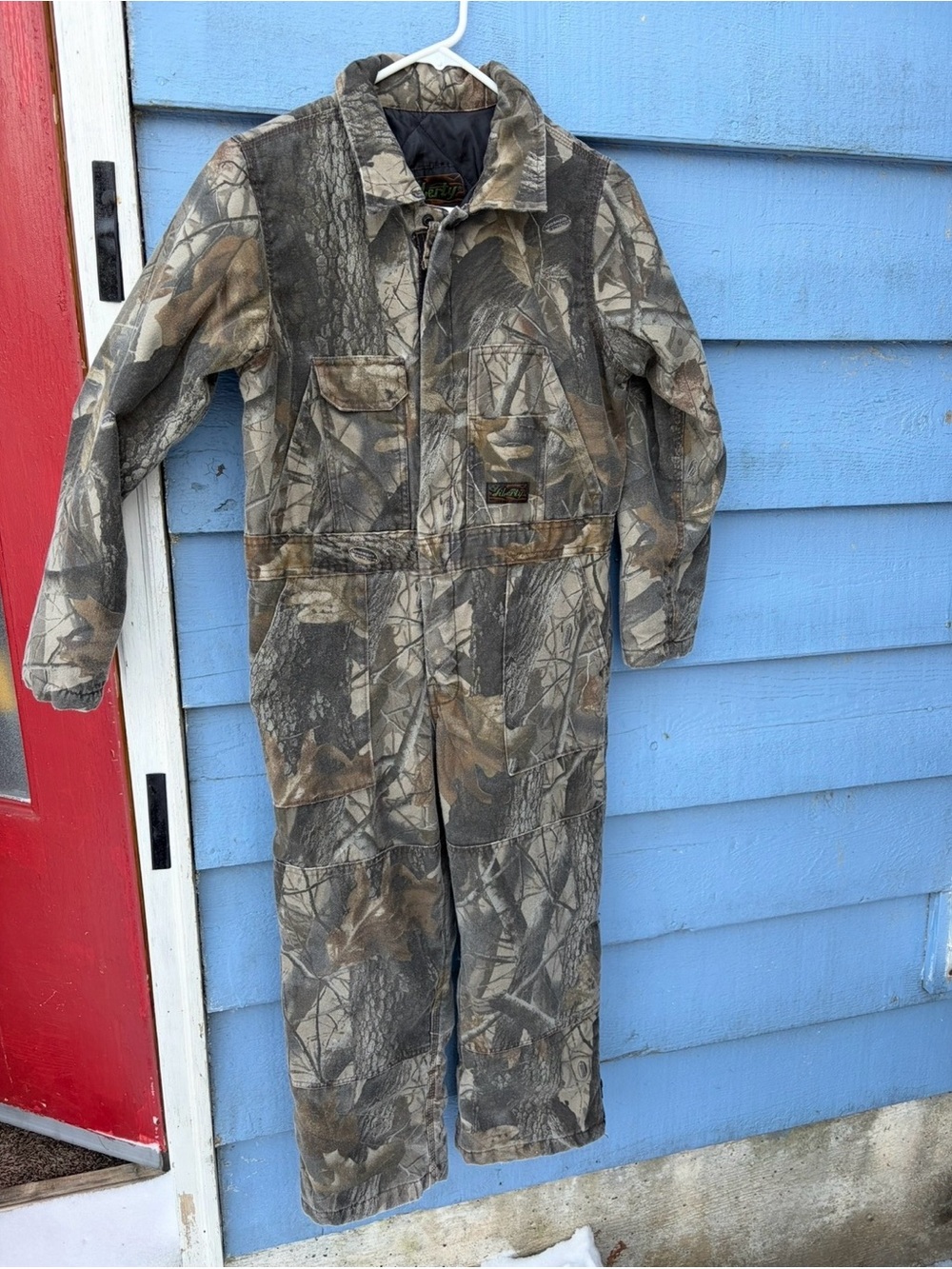 Kids Camo Coverall - Realtree-Style Brown/Green Camouflage
